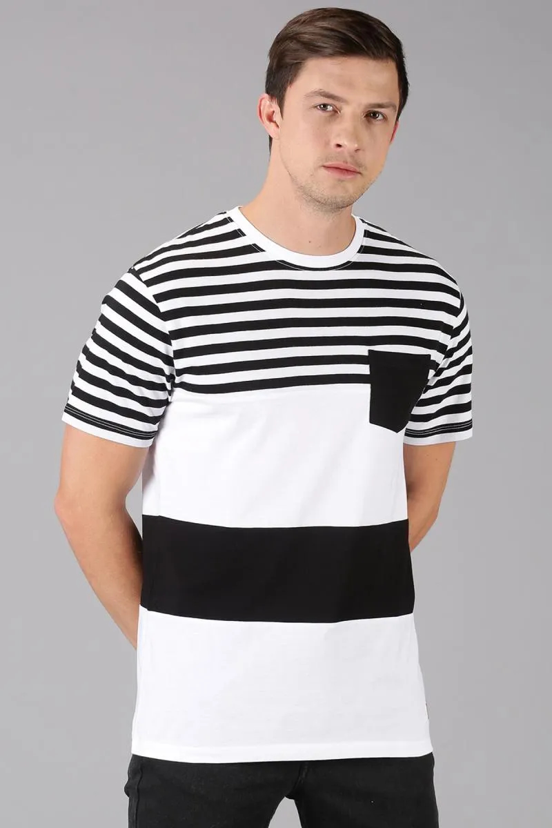 Men's Cotton Striped T-shirt