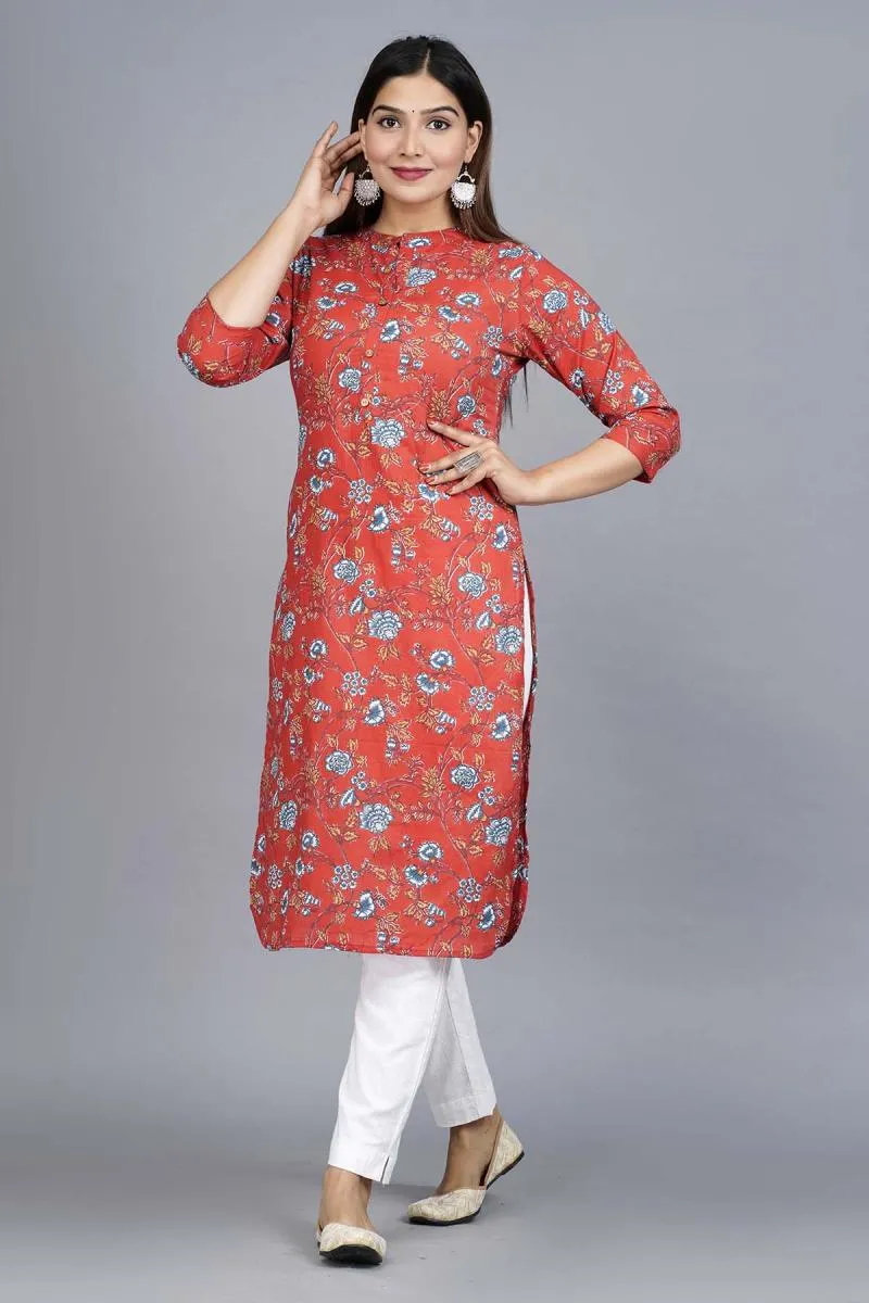 Cotton Printed Kurti for Women