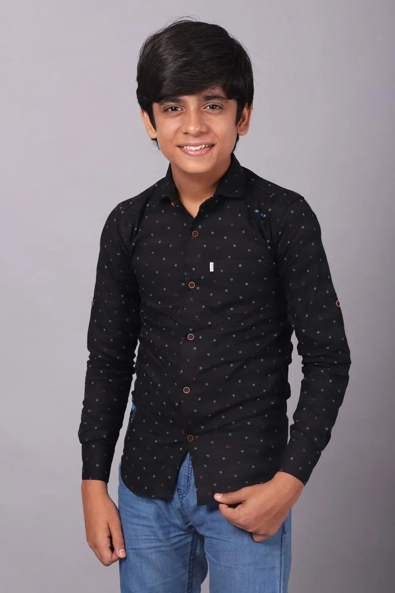 Cotton Printed Shirt for Boy