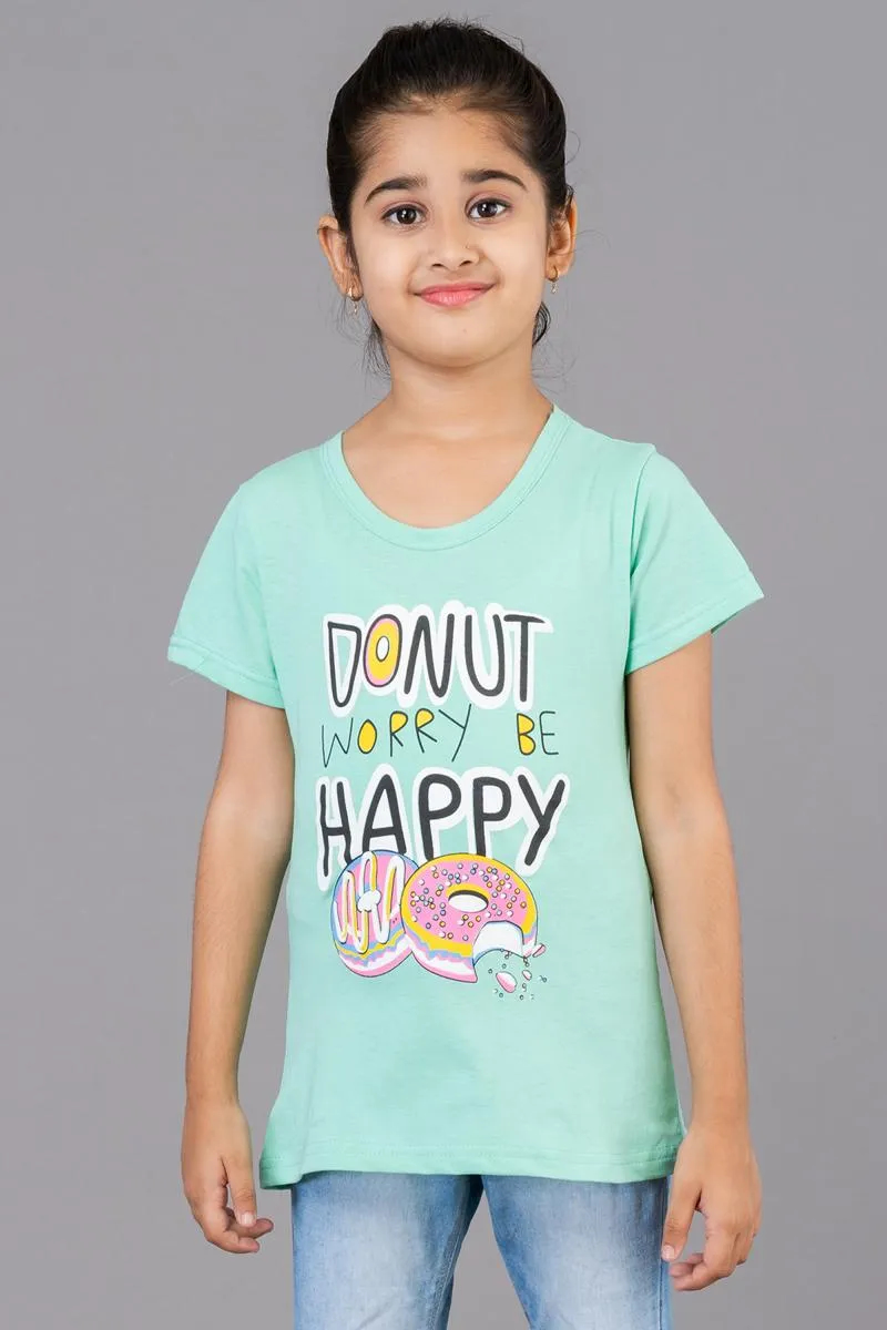 Girl's Cotton Printed Top (3 - 9 Yrs)