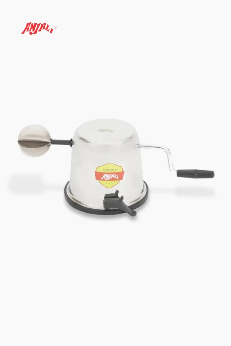 Anjali  Stainless Steel Aristo Vacuum Base Coconut Scrapper - 32cm