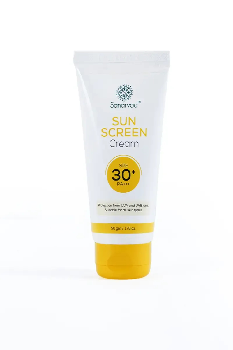 Sanarvaa Sunscreen Cream SPA 30+, PA+++ (50g)