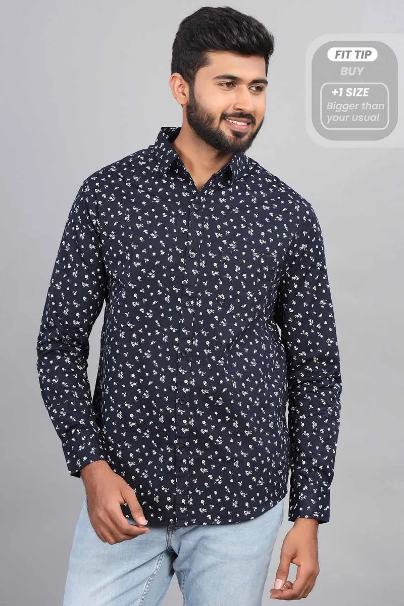 Cotton Printed Shirt for Men