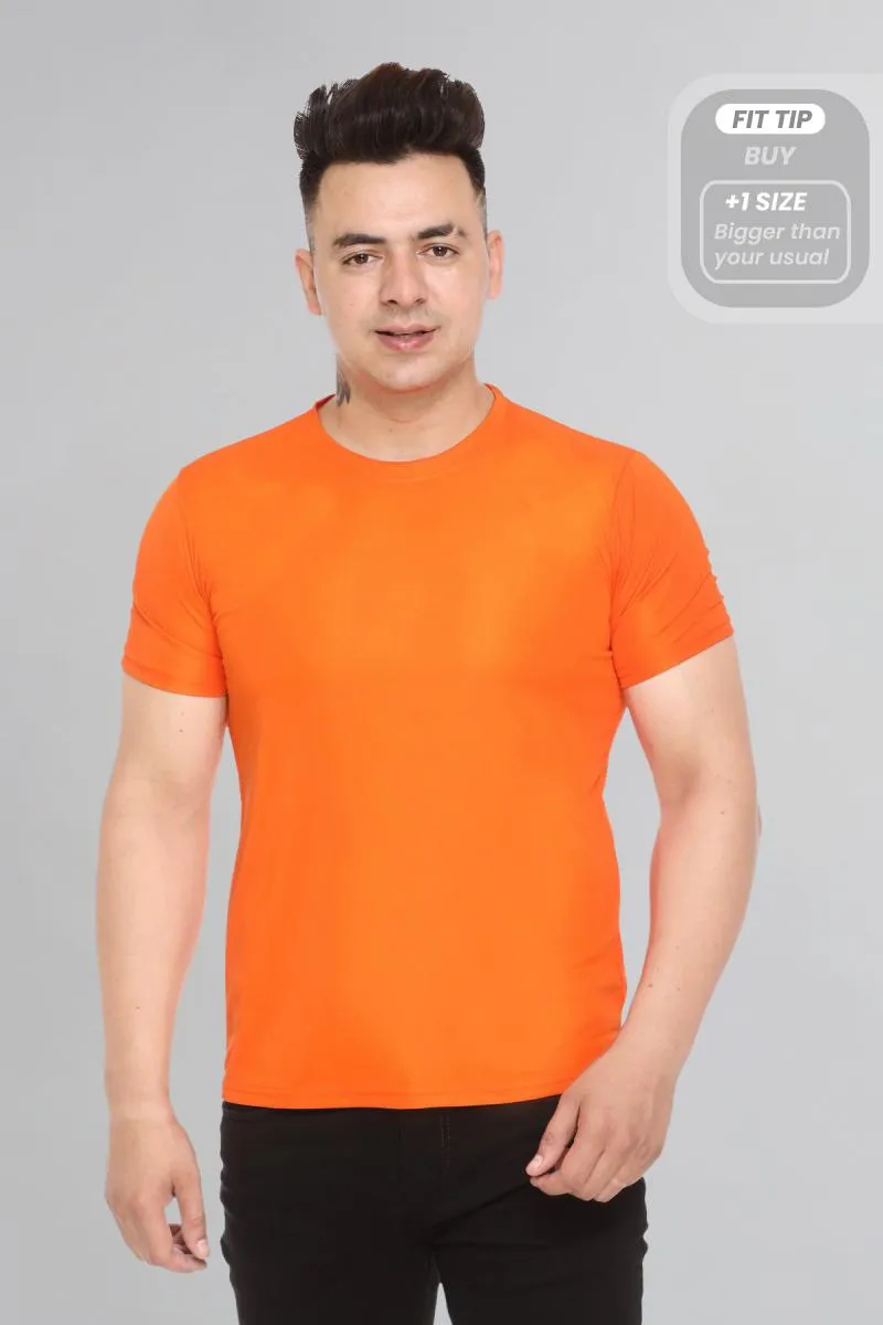 Men's Polyester Blend Sports T-shirt