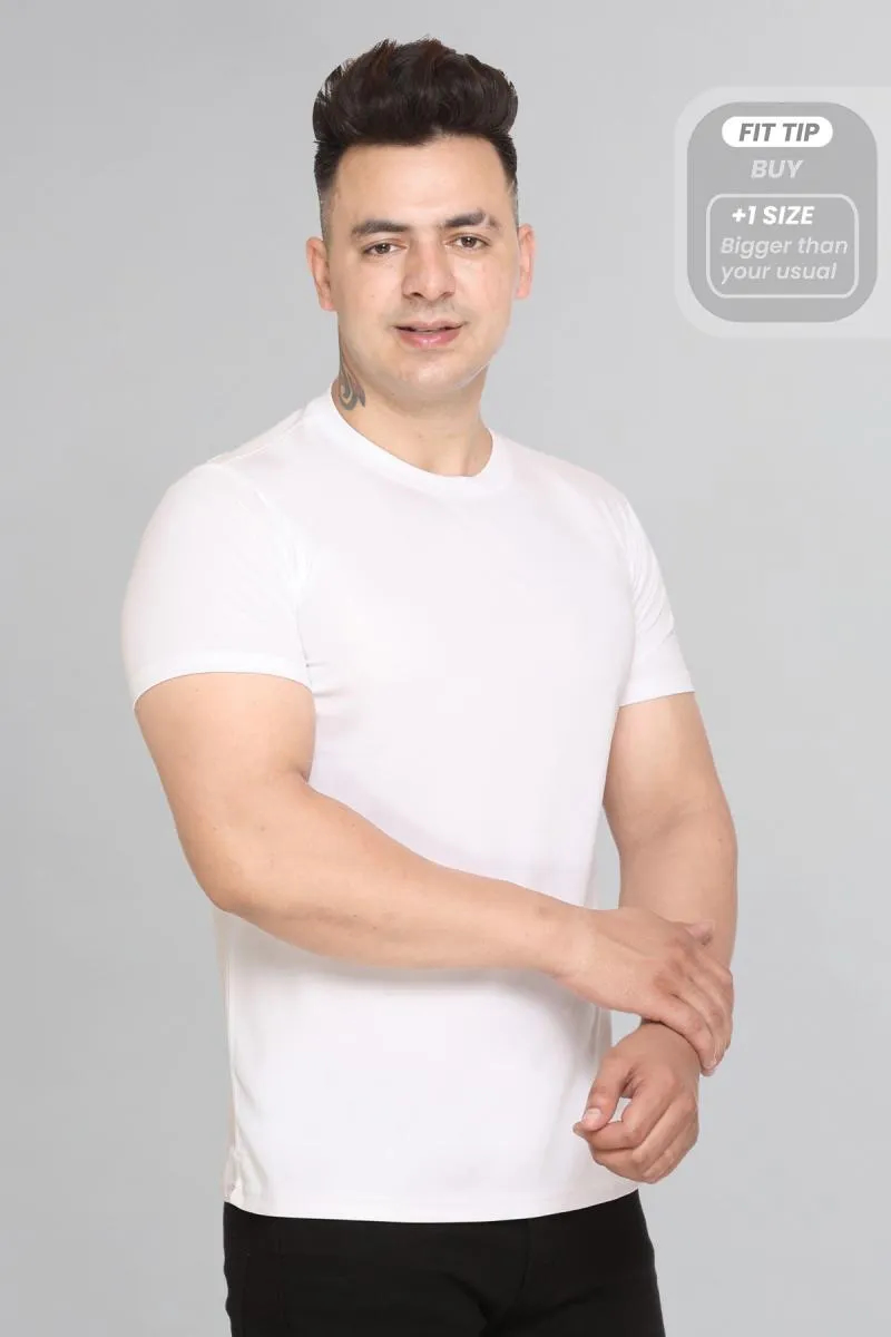 Men's Polyester Blend Sports T-shirt