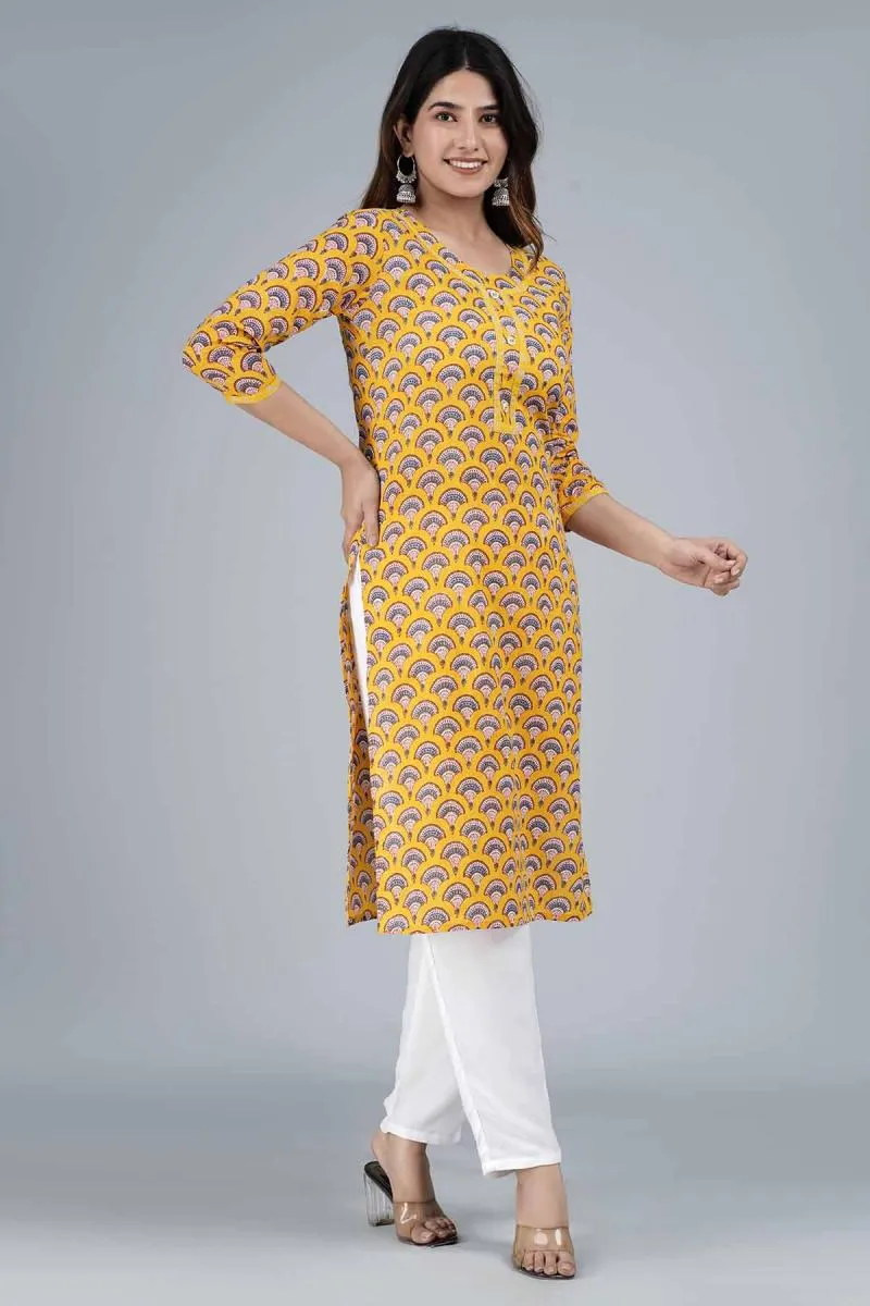 Cotton Printed Kurti for women