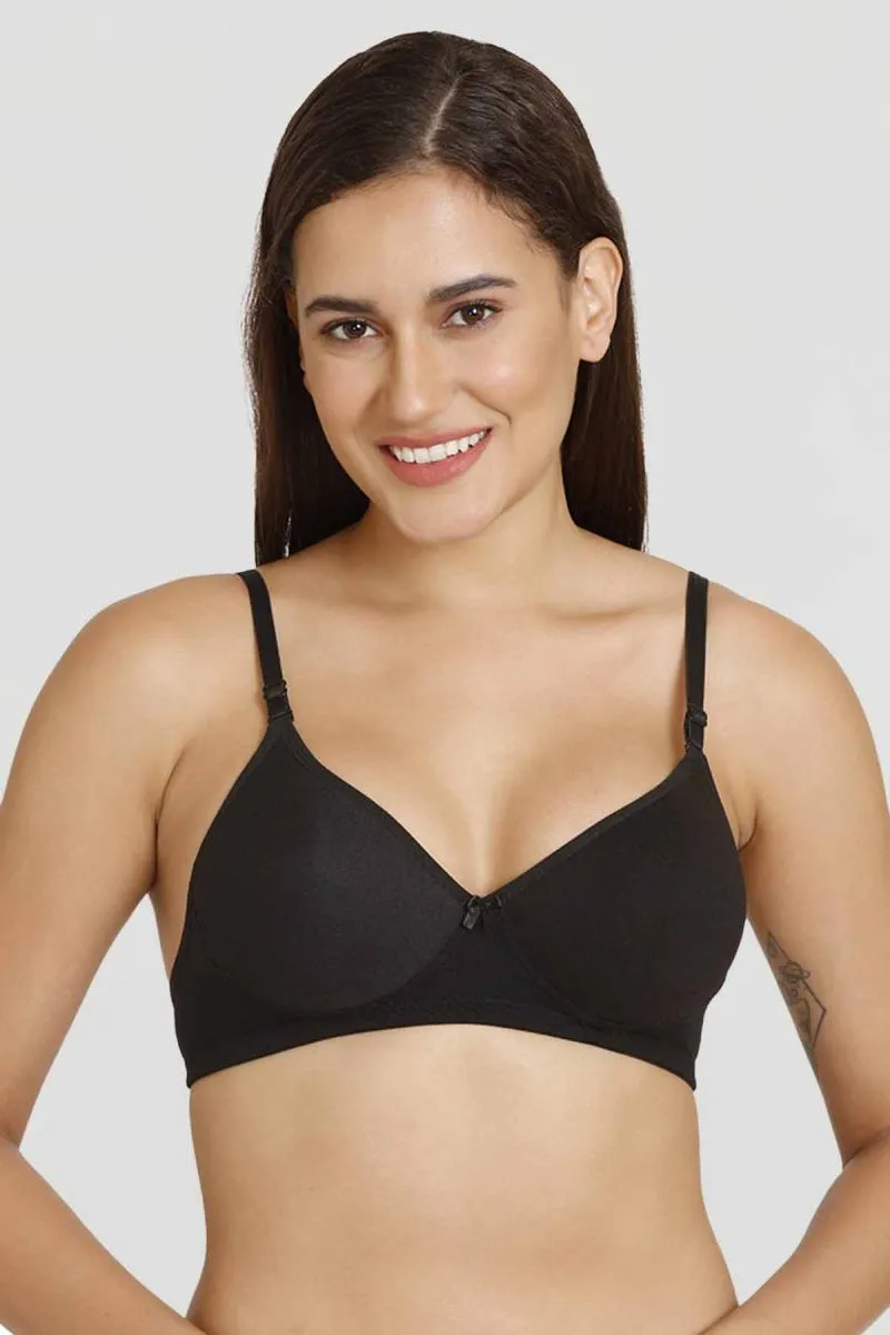 Cotton Blend Full Coverage Padded Bra for Women