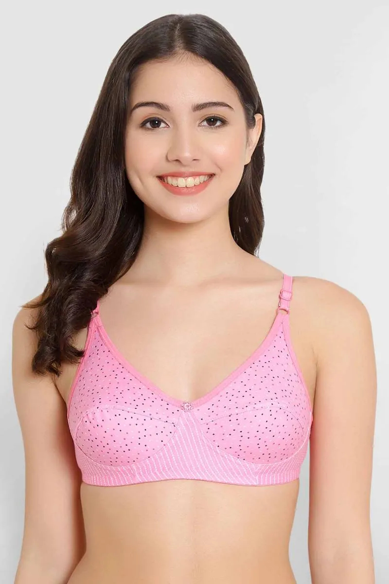 Cotton Printed Non Padded Bra for Women