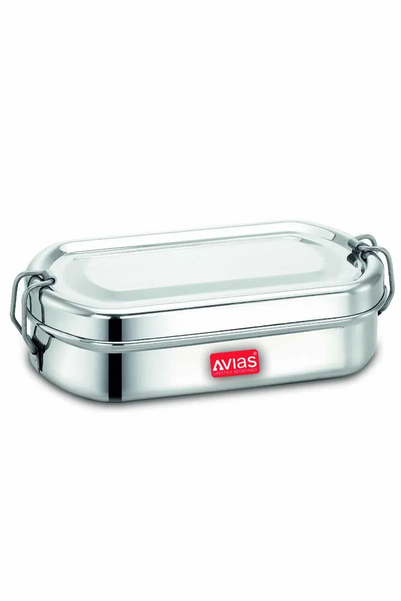 Avias Poly Stainless Steel  Lunch Box - 500 ml