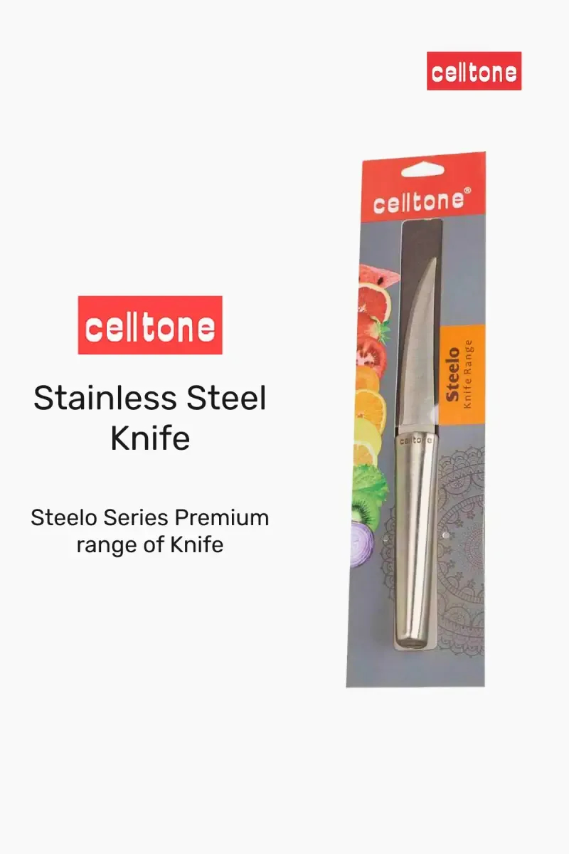 Cell Tone Stainless Steel Pointed Knife - 21 cm