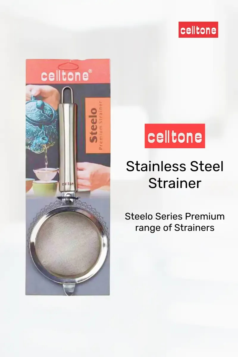 Cell Tone Stainless Steel Steelo Strainer - 24 cm
