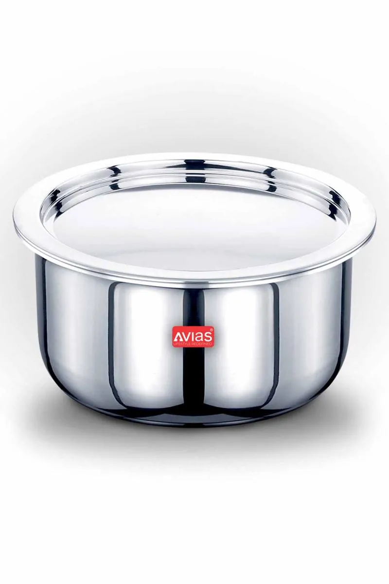 Triply Stainless Steel Riara Tope with SS lid - 1.5 Liter (Avias India)