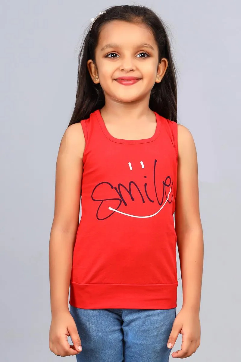 Cotton Blend Printed T-shirt for Girl (3 - 12 Yrs)