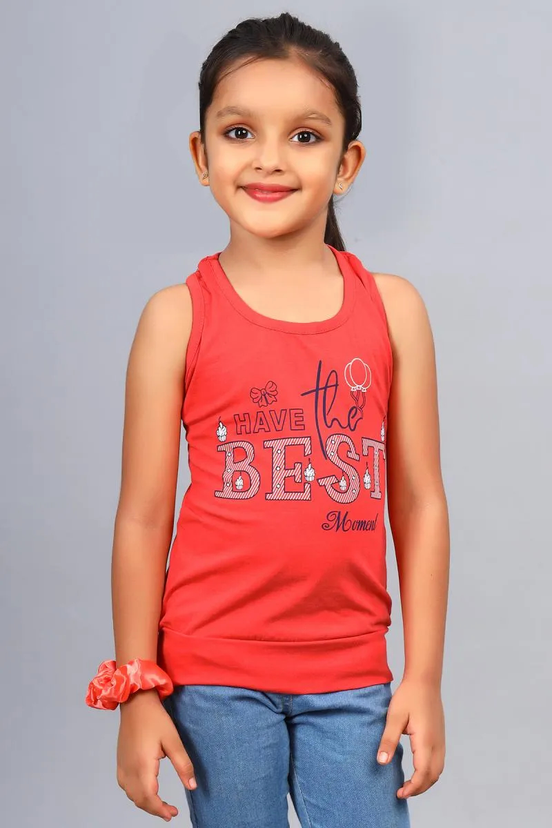 Cotton Blend Printed T-shirt for Girl (3 - 12 Yrs)
