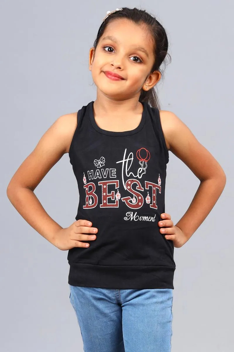 Cotton Blend Printed T-shirt for Girl (3 - 12 Yrs)