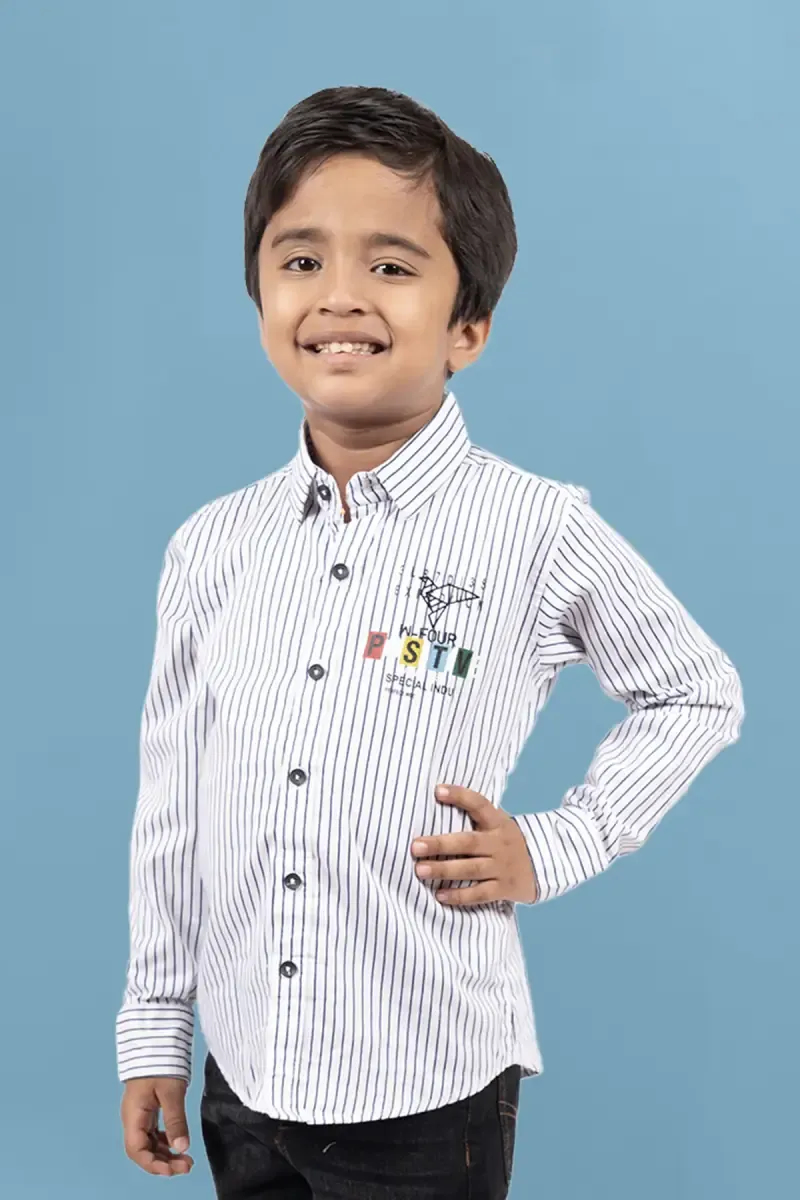 Cotton Striped Shirt for Boy