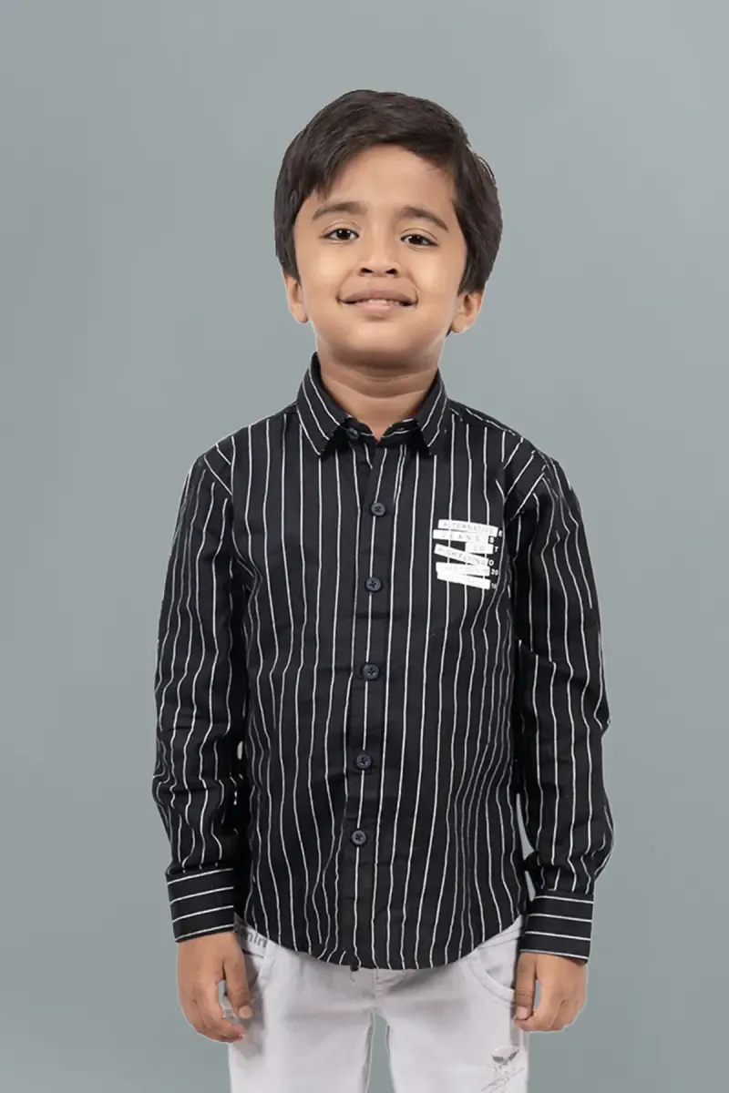 Cotton Striped Shirt for Boy