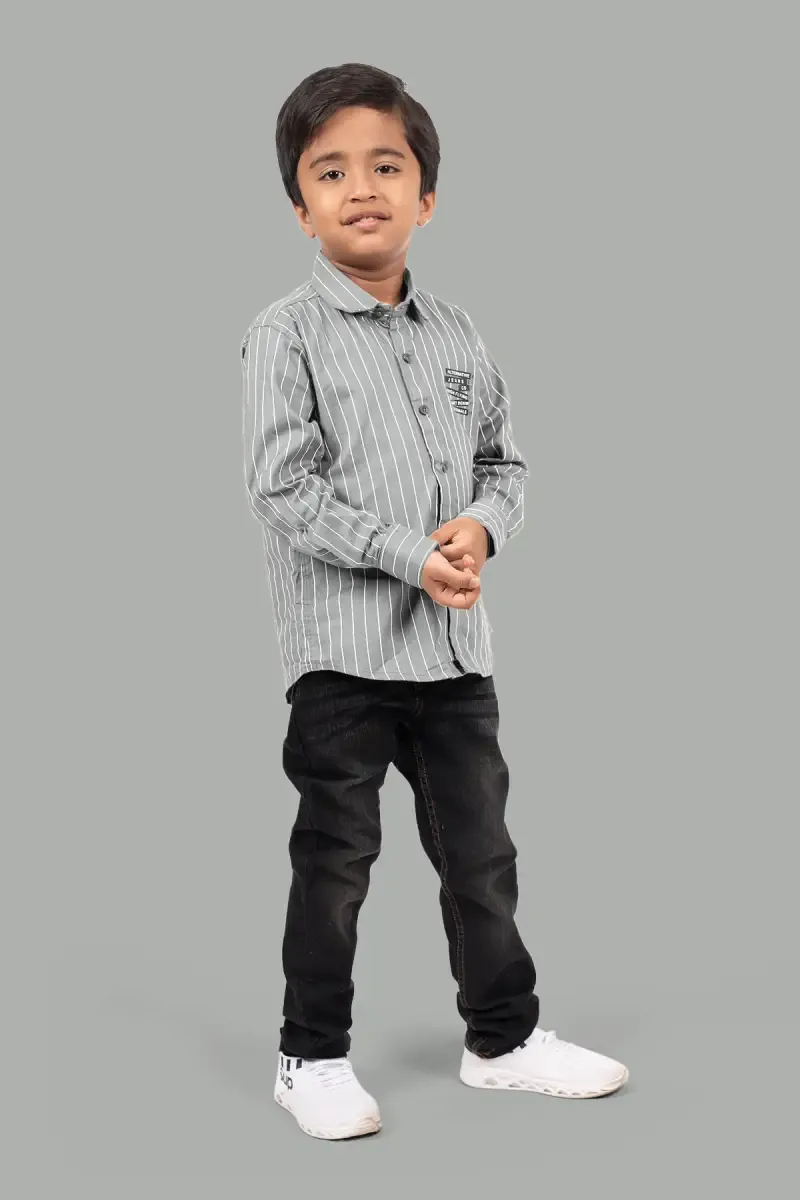 Cotton Striped Shirt for Boy