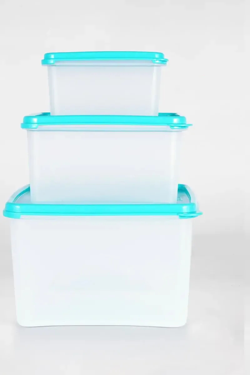 Belocopia Plastic Storany Container Set - 650ml,  1500ml & 3000ml  