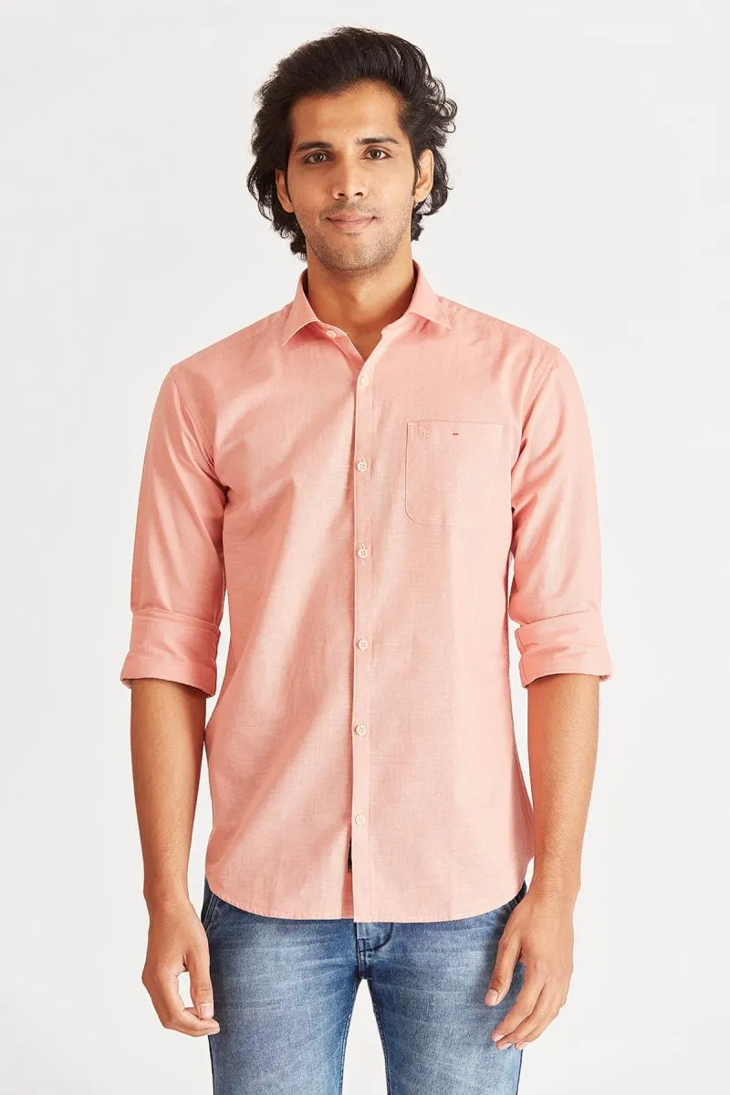 Cotton Linen Slim Fit Shirt for Men