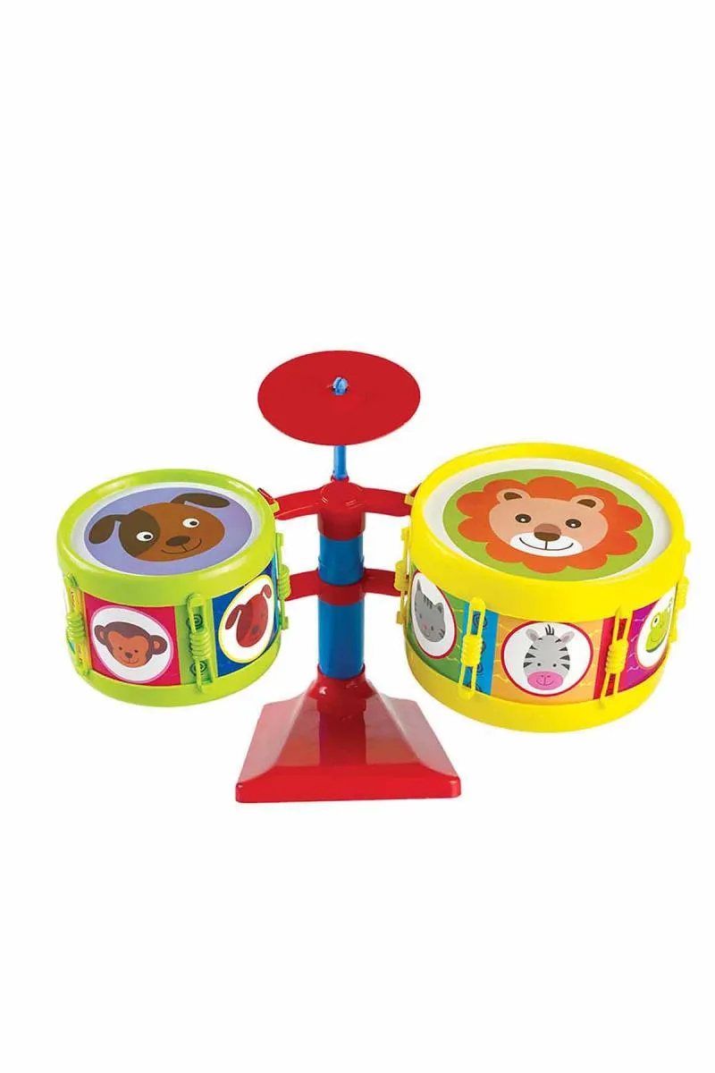 Toy Fun Musical Drum Set for Kids (Multicolor)
