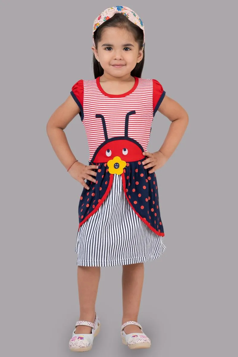 Girl's Pure Cotton Printed Dress (3 - 9 Yrs)