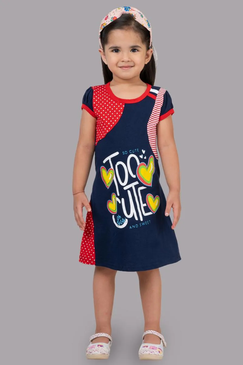 Girl's Pure Cotton Printed Dress (3 - 9 Yrs)