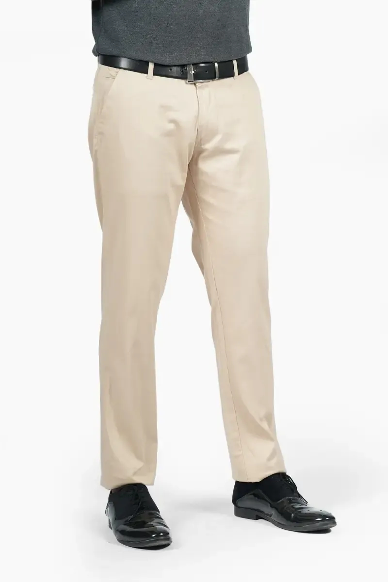 Cotton Slim Fit Casual Trouser for Men