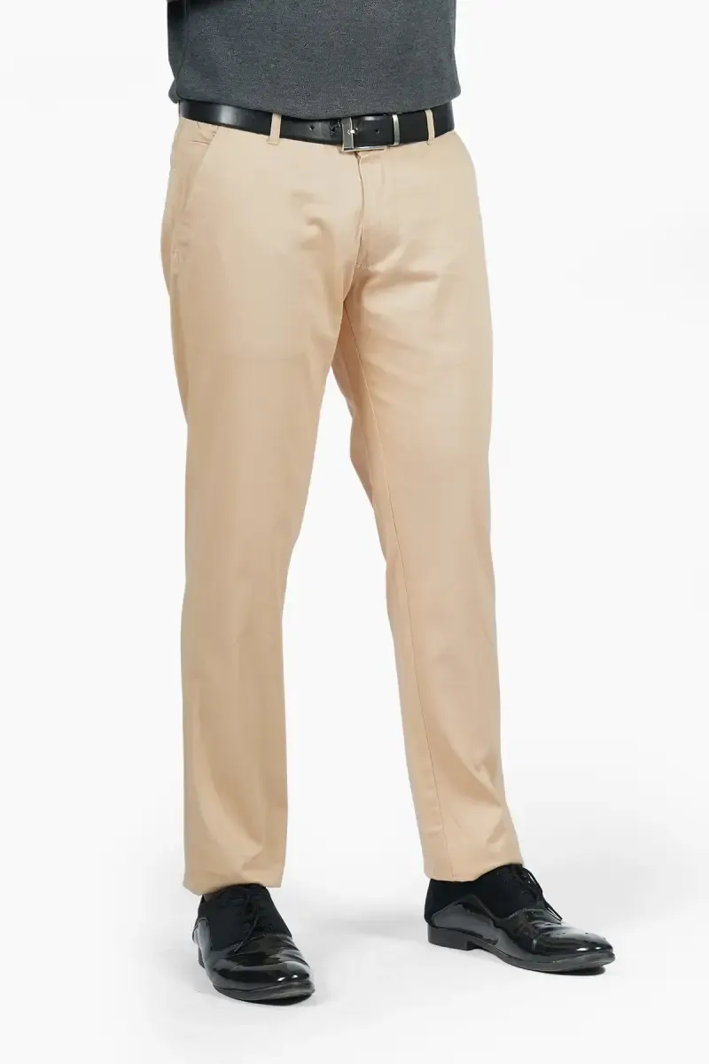 Cotton Slim Fit Casual Trouser for Men
