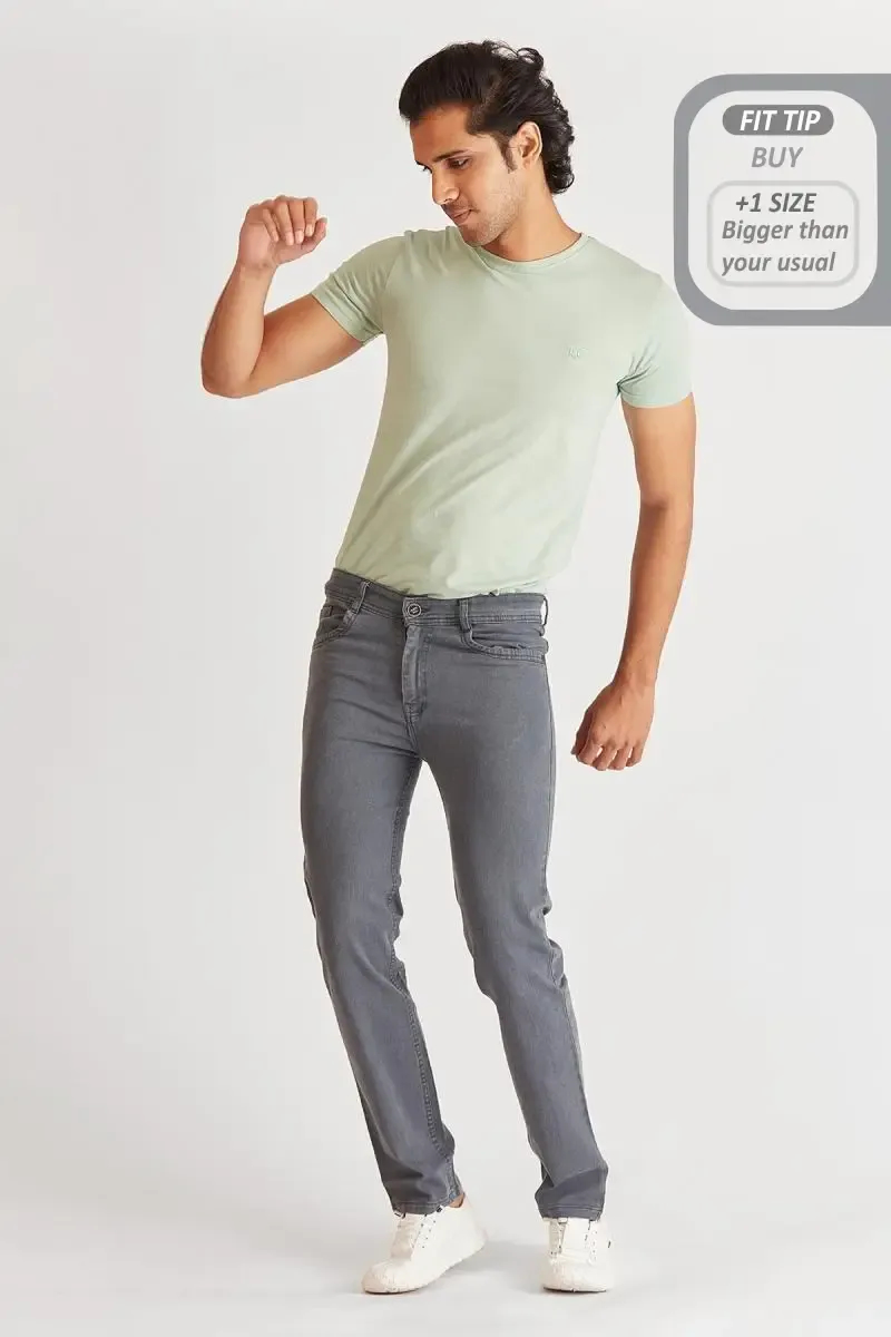  Cotton Mid-Rise Jeans for Men