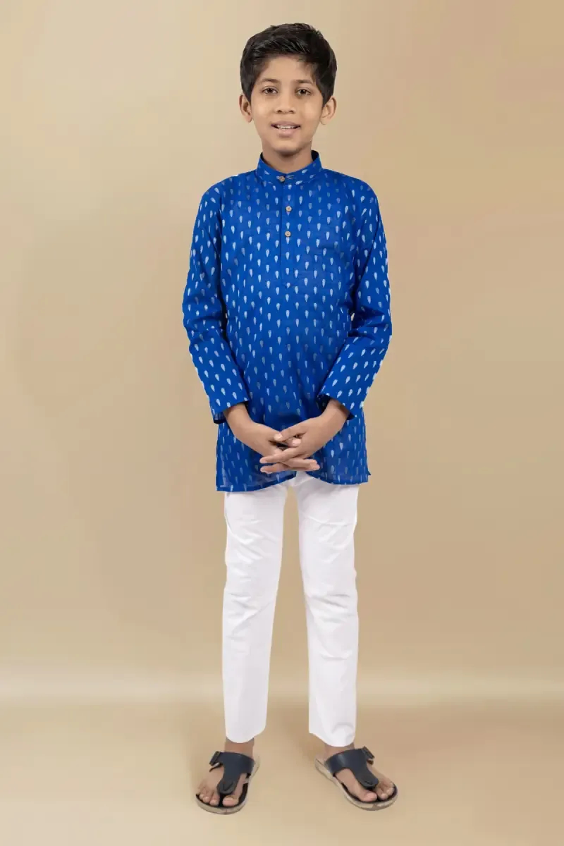 Boy's Kurta with Pyjama Set (2-Pcs Set)