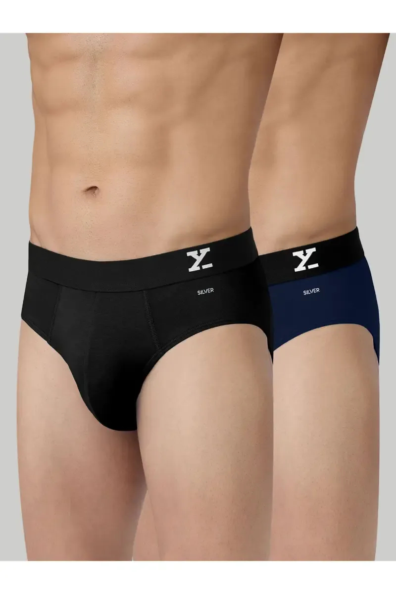 Men's - Pack of 2 IntelliFresh Cotton Stretch Briefs