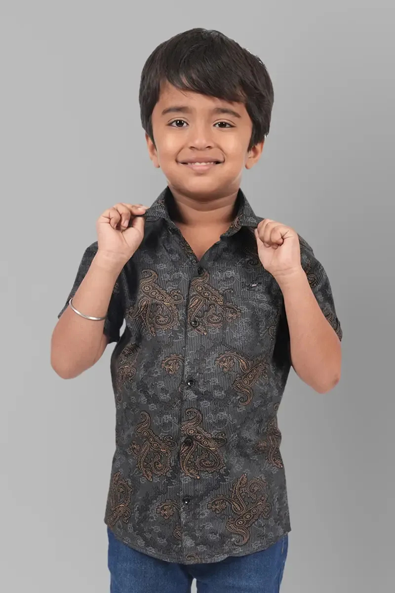 Cotton Printed Shirt for Boy