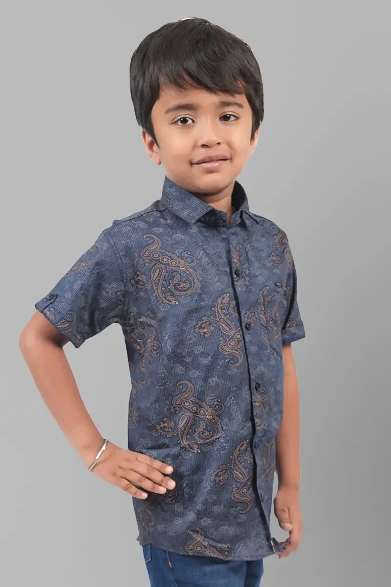Cotton Printed Shirt for Boy