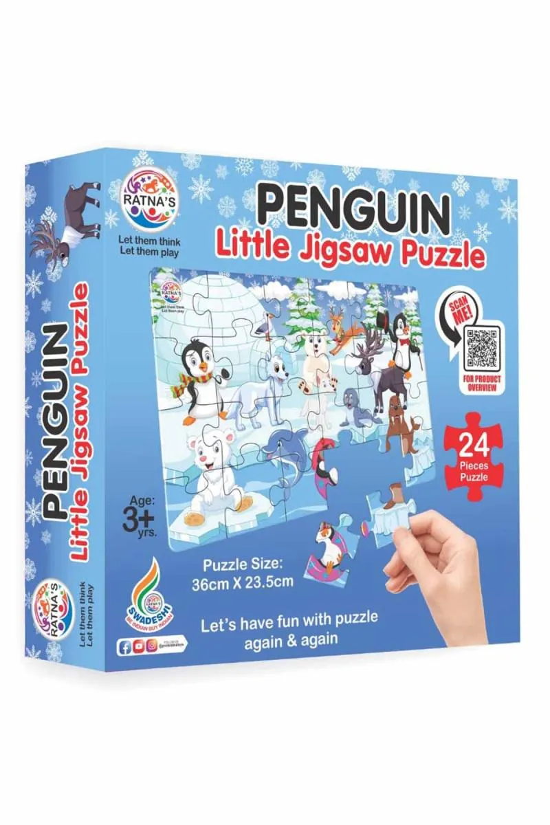 Little Jigsaw Penguin Puzzle For Kids