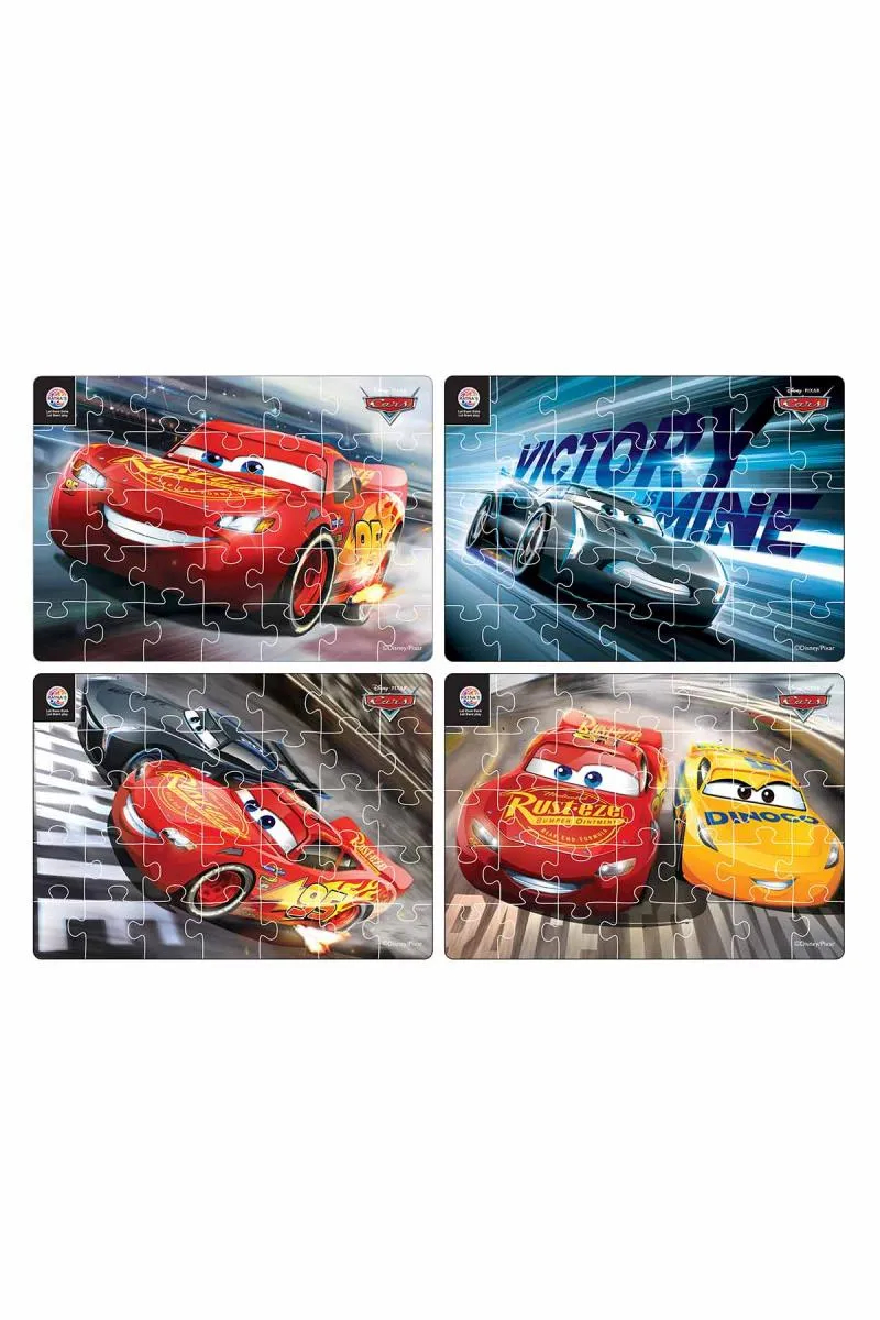 4 In 1 Jigsaw Car Puzzles For Kids