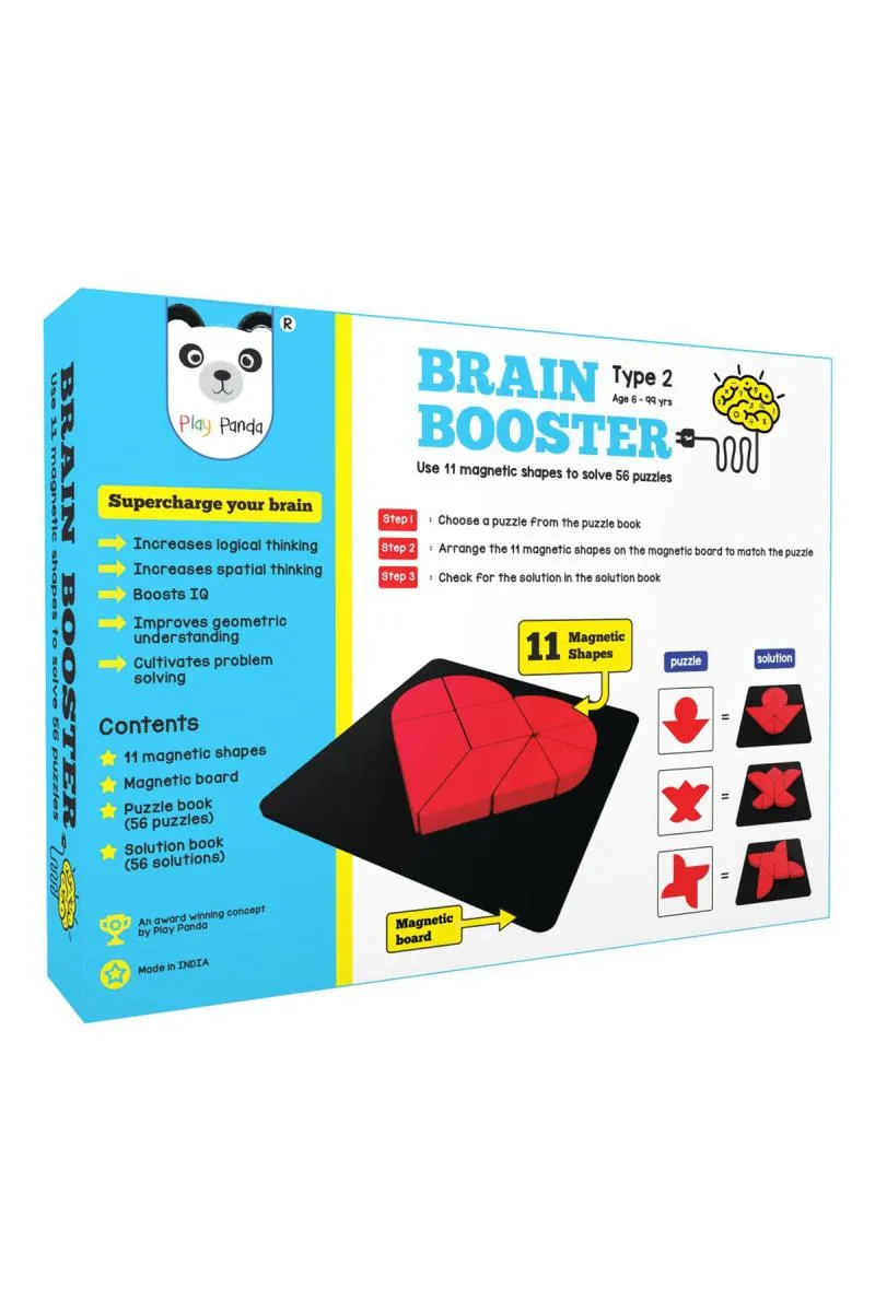 11 Magnetic Shapes 56 Magnetic Puzzles Brain Booster Game