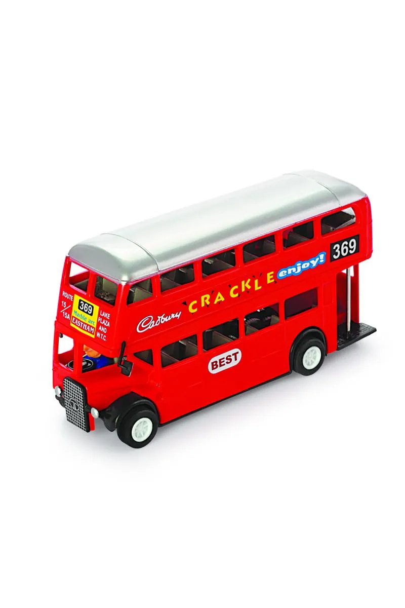 Dx Double Decker Bus Toy - Red