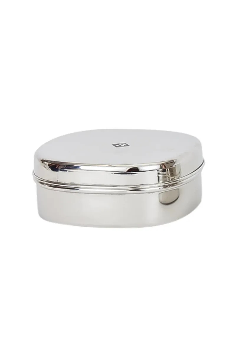 Zion Stainless Steel Sleek Lunch Box - 650 ML	