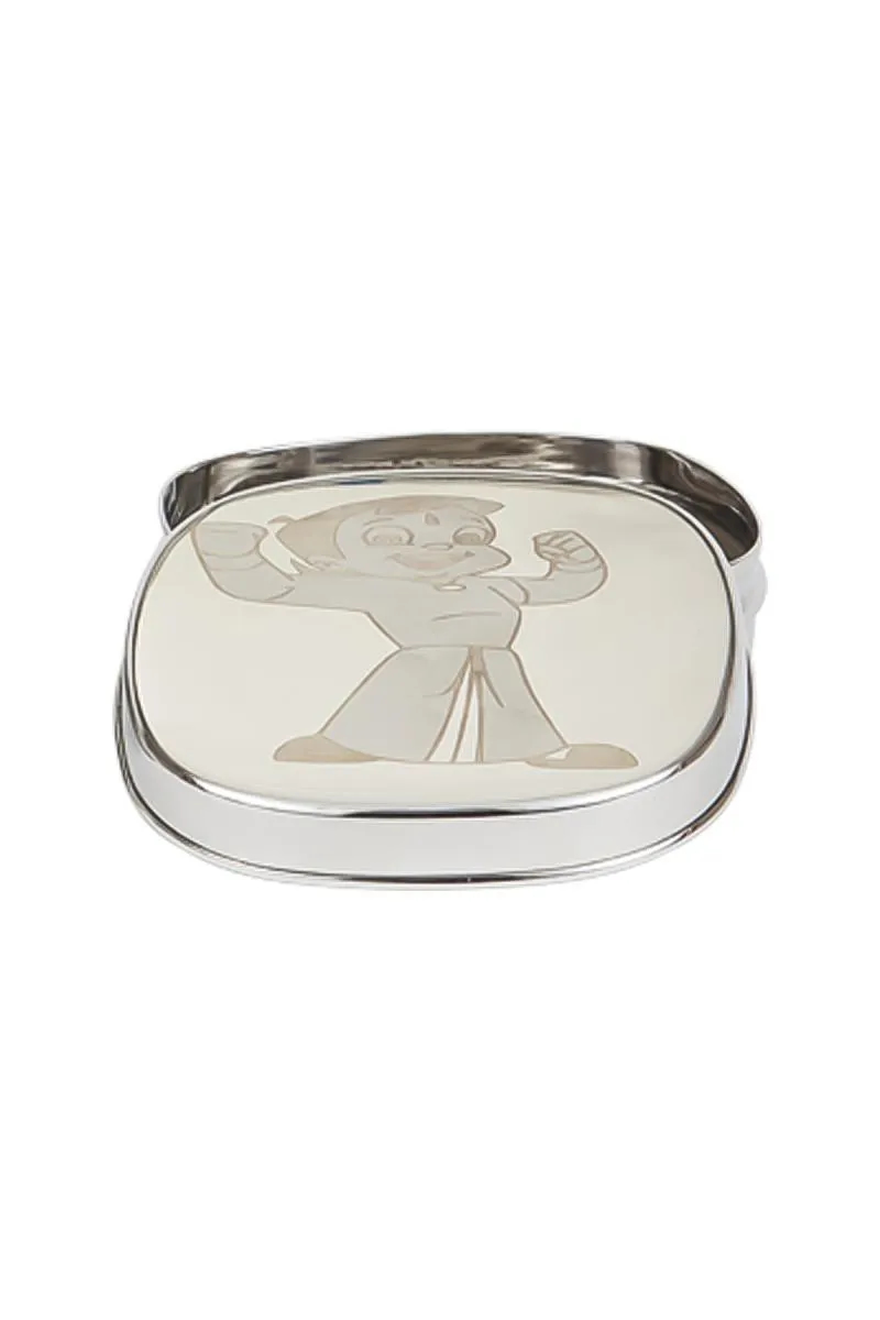 Zion Stainless Steel Chhota Bheem Printed Lunch Box - 300 ml