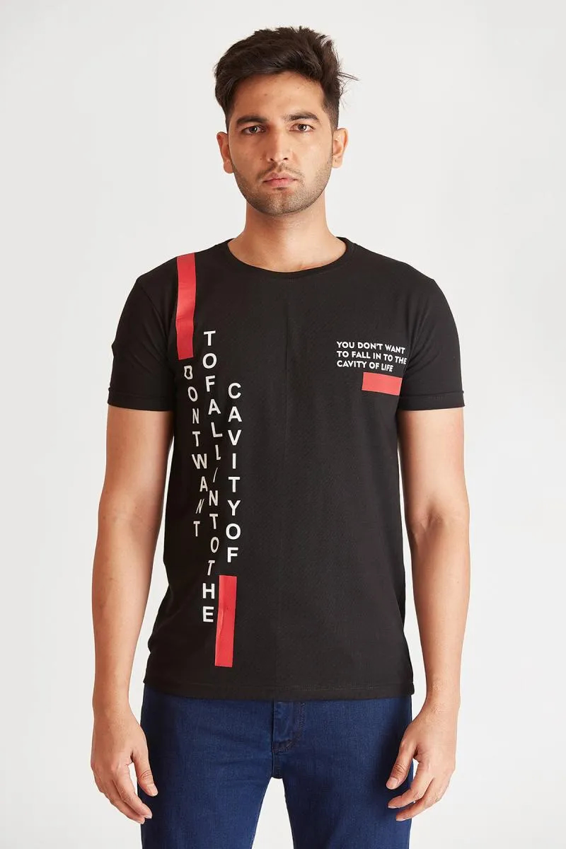 Men's Cotton Printed T-shirt