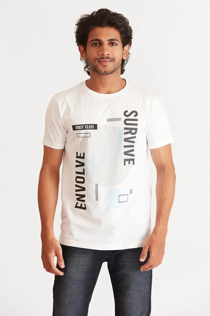 Cotton Graphic Printed T-shirt for Men