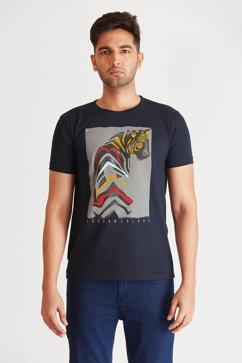 Cotton Printed T-shirt for Men