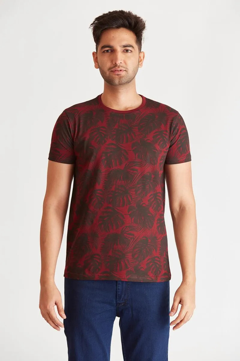 Men's Cotton Printed T-shirt