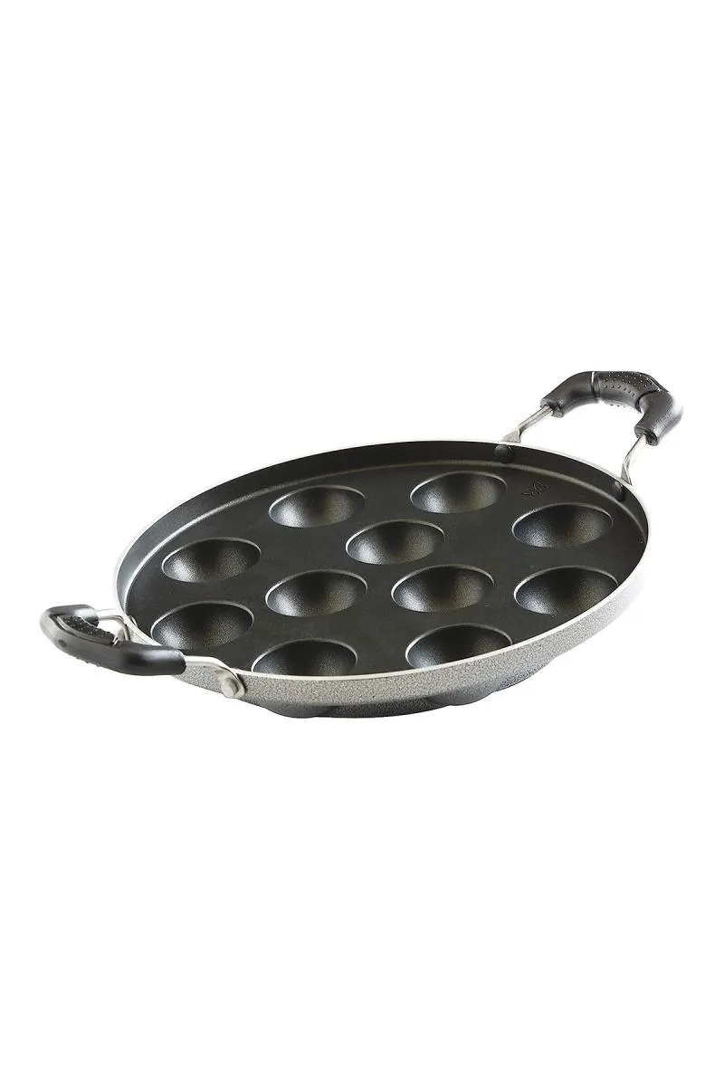 Butterfly Raga Non-Stick Aluminium Paniyarakkal, 250mm - 11 Pit