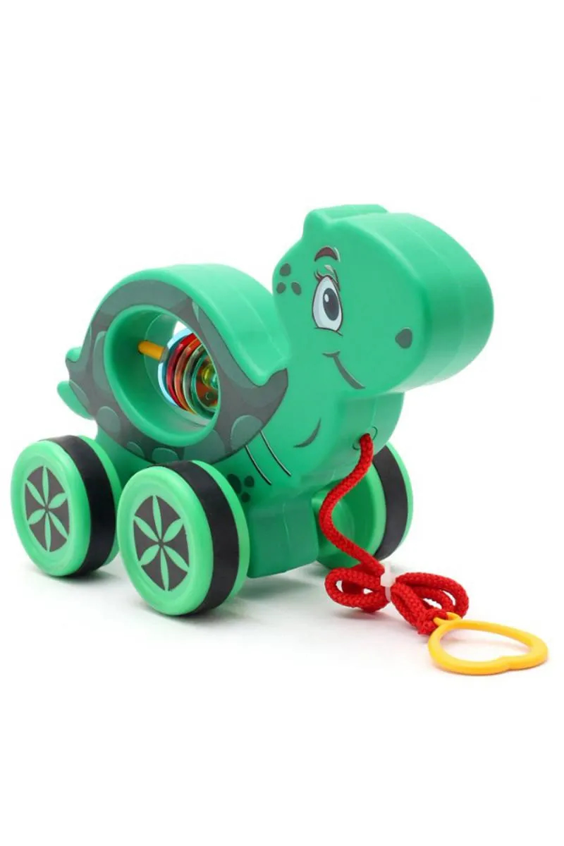 Virgo Toys Pretty Turtle Pull Along Buddy Toy (Green)