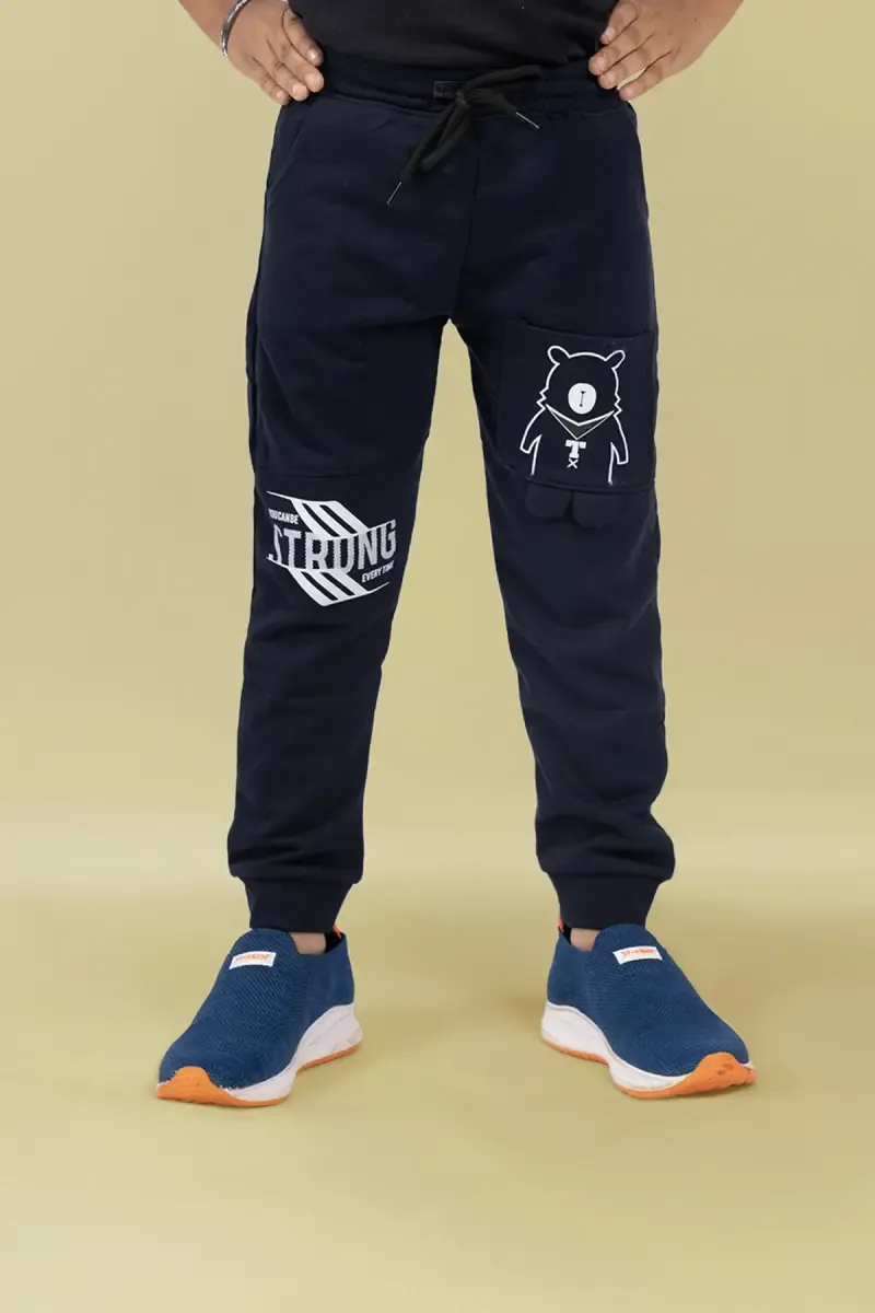 Boy's Polycotton Printed Track Pant