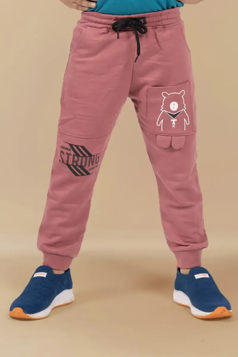 Boy's Polycotton Printed Track Pant