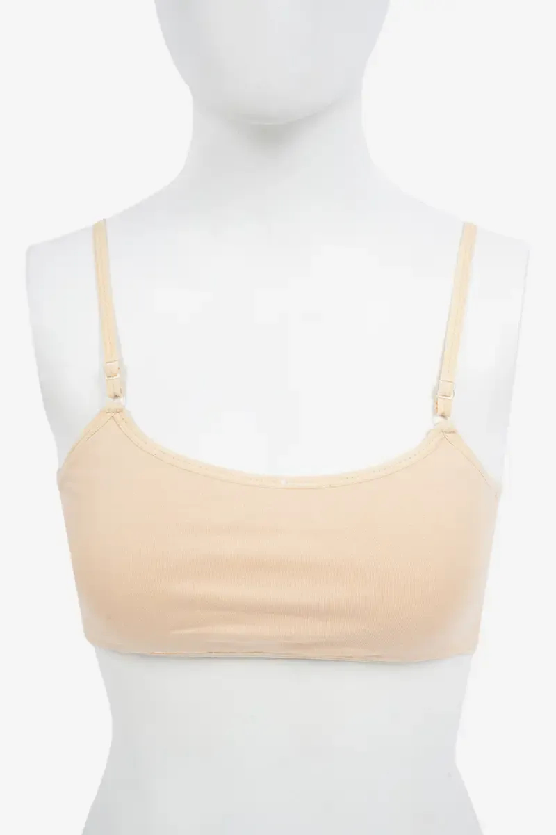 Cotton Blend Non Padded Sports Bra for Women