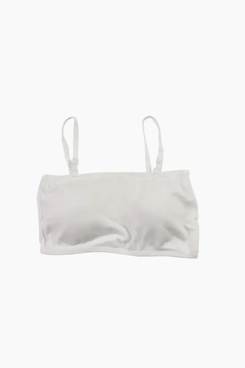 Cotton Blend Padded Sports Bra for Women